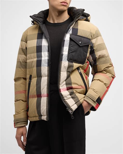 fake burberry puffer jacket|burberry puffer jacket men.